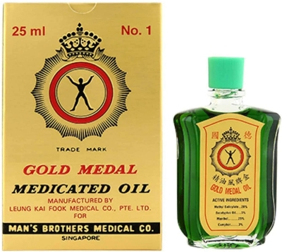 Picture of International Singapore Product Gold Medal Medicated Oil 25ml