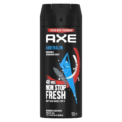 Picture of International European product Body spray AXE ADRENALIN used for male - 150 ml