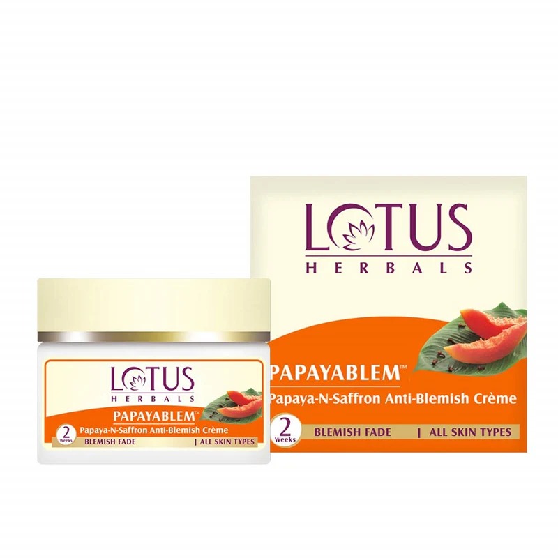 Picture of Indian product Skin care Lotus Papayablem Anti-Blemish Cream Used for male/female - 50 gm