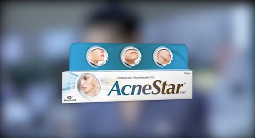 Picture of International Indian product Skin care Mankind Acne Star gel used for male/female - 15 gm