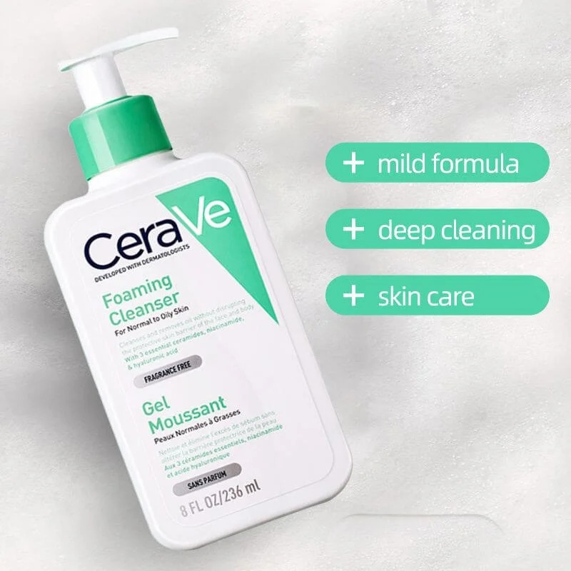Picture of International USA Product CeraVe Foaming Cleanser For Normal To Oily Skin 236ml