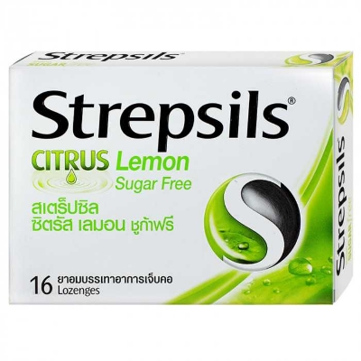 Picture of International Thailand Product Strepsils Citrus Lemon Sugar Free 16'S