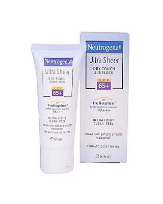 Picture of Neutrogena Ultra Sheer Dry-Touch Sunblock SPF-65+ (India) - 60ml