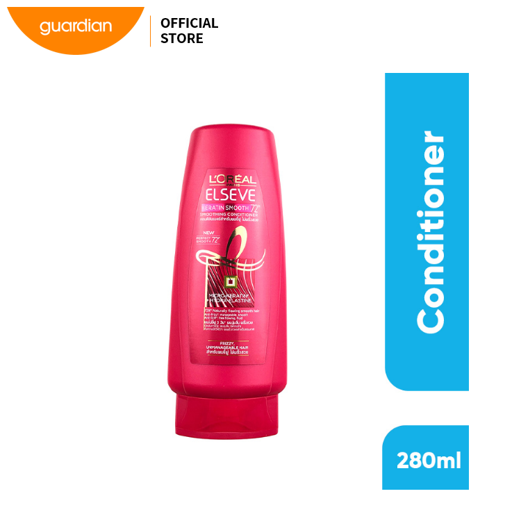 Picture of International France Product L'Oreal Elseve Keratin Smooth 72H Shampoo(280ml)