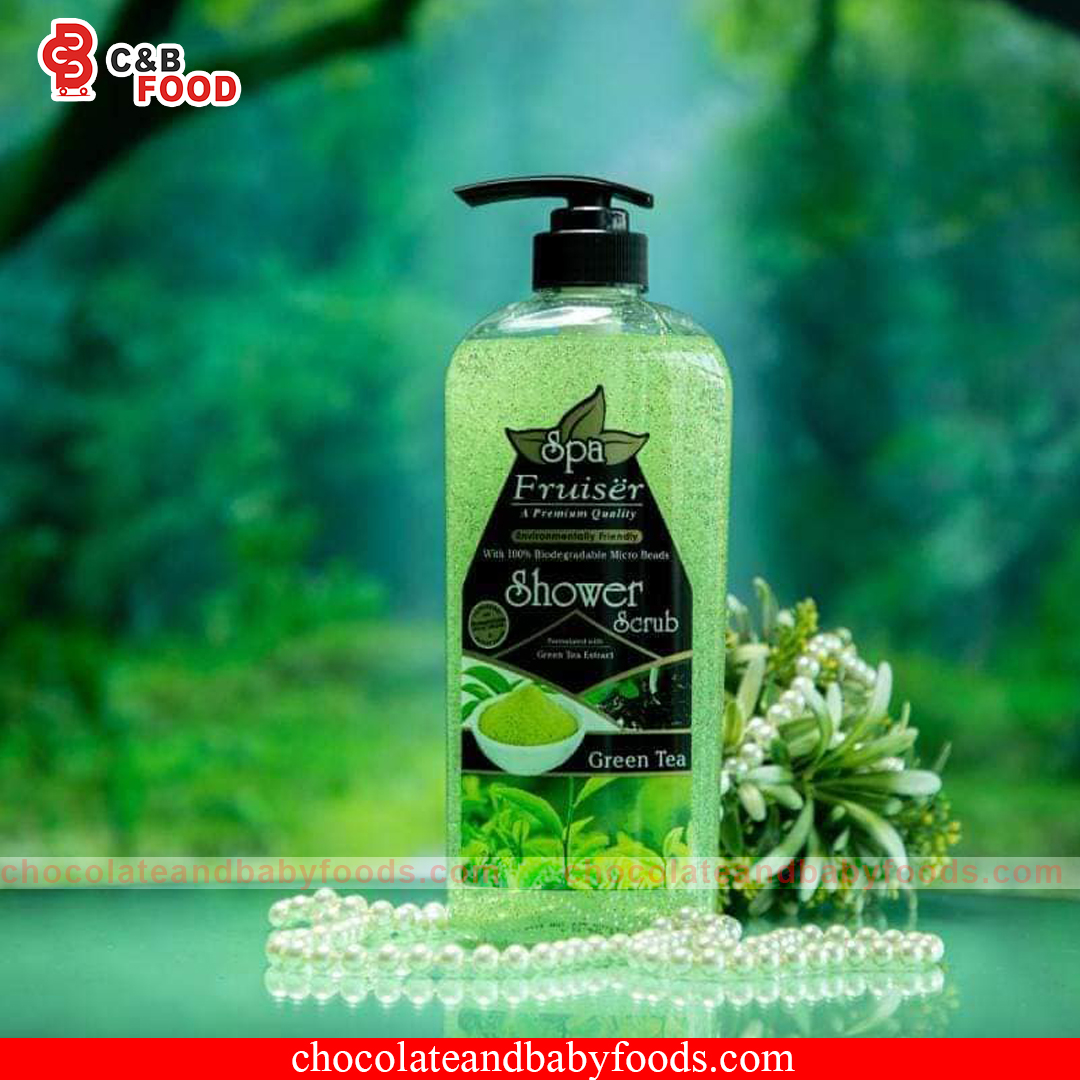 Picture of International Malaysian product Body wash Shower scrub SPA GREEN TEA used for male / female- 730 ml