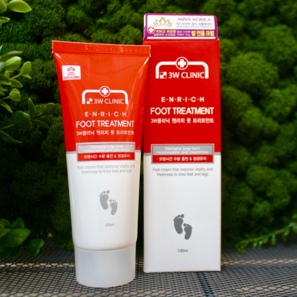 Picture of 3W Clinic Enrich Foot Treatment Cream - 100ml