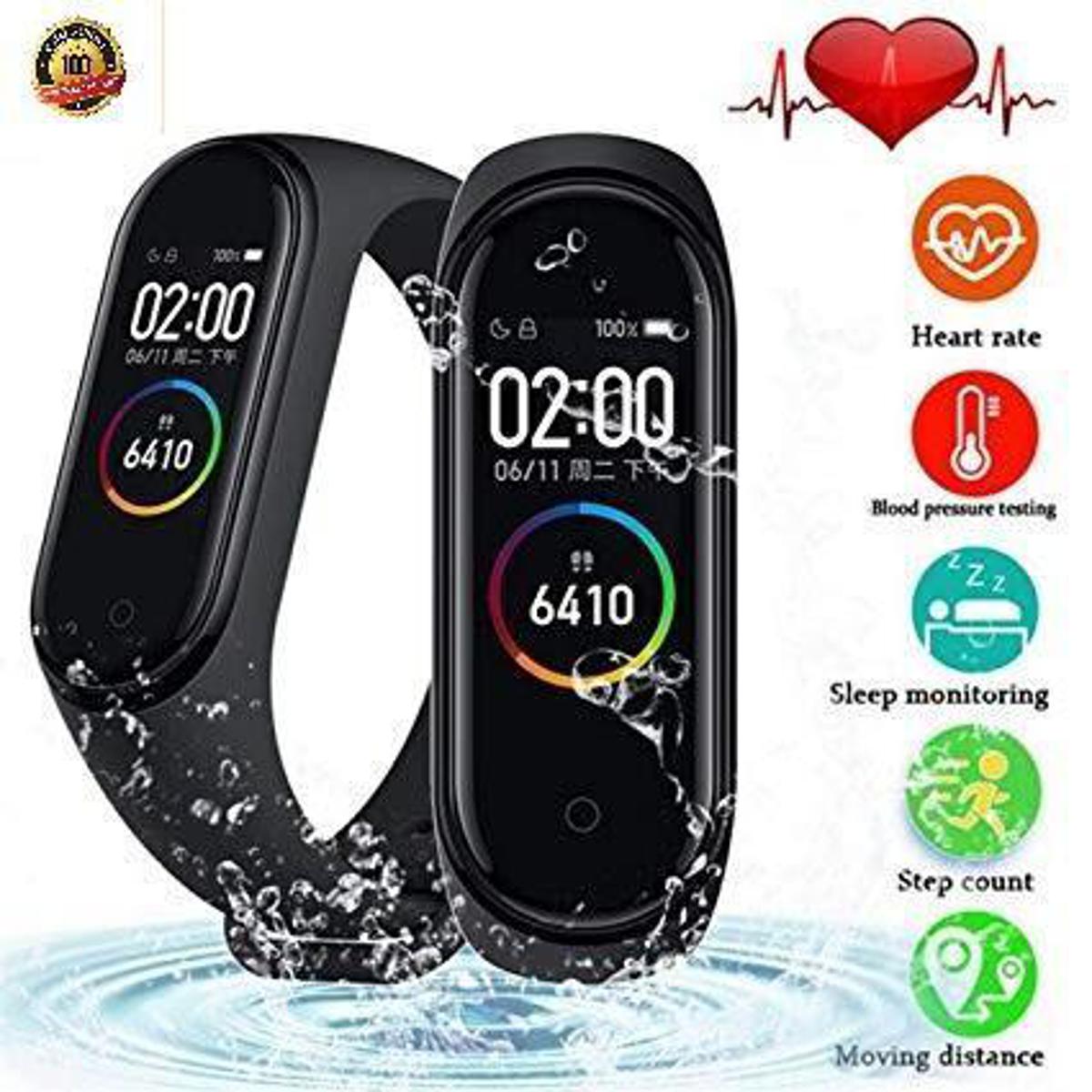 Picture of Bingo M4 Fitness Bracelet OLED Color Touch Screen Smart Wristband Global Version - Black