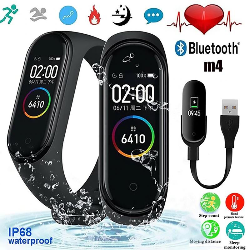 Picture of M4 Fitness Bracelet OLED Color Touch Screen Smart Wristband Global Version - Black