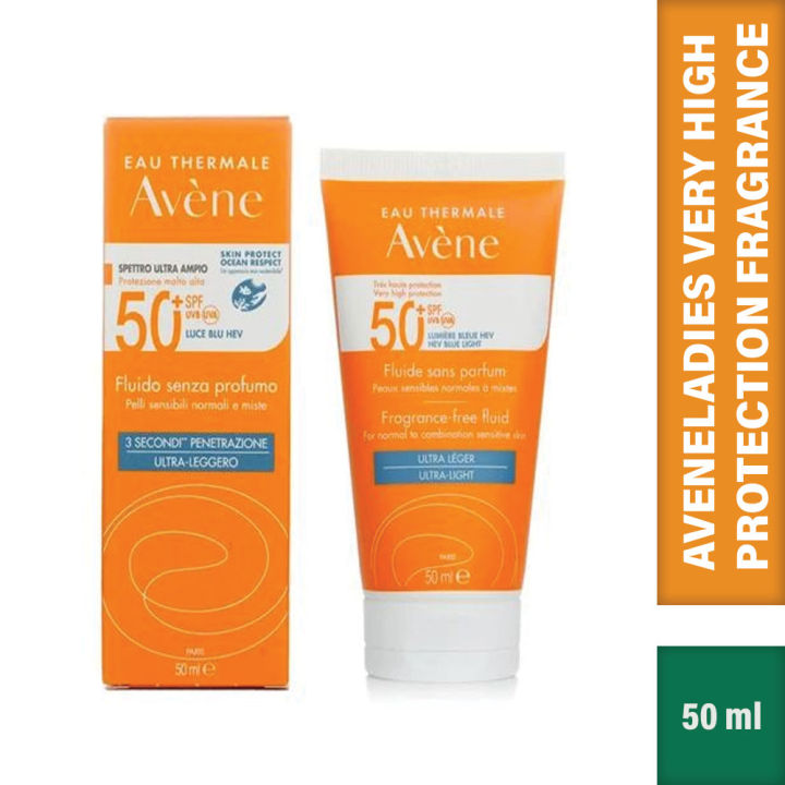 Picture of International France Product Avene Very High Protection Fluid SPF50+ Sunscreen For Sensitive Skin 50 ml