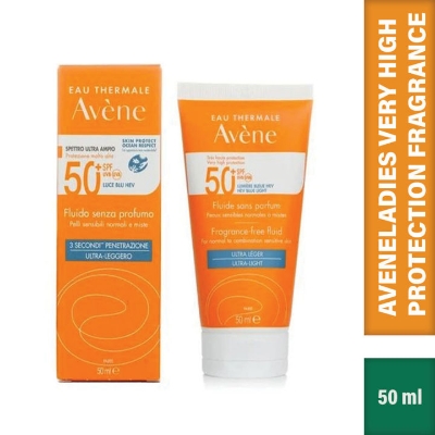 Picture of International France Product Avene Very High Protection Fluid SPF50+ Sunscreen For Sensitive Skin 50 ml