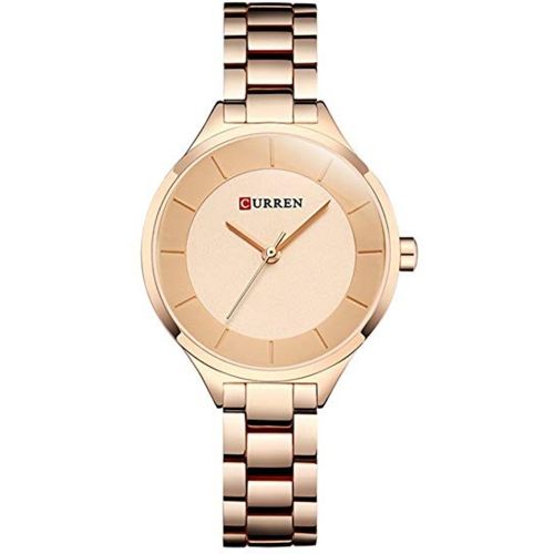 Picture of CURREN 9004 - Golden Stainless Steel Analog Watch for Women - Golden (Replicate)