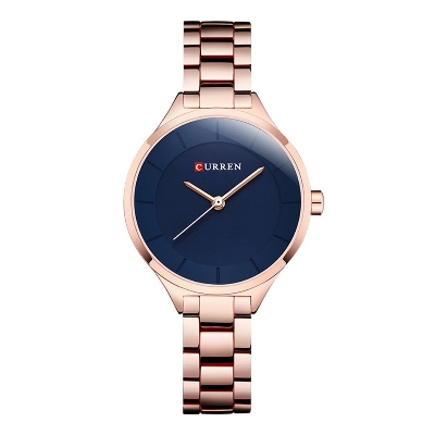 Picture of Golden Stainless Steel Analog Watch for Women Golden