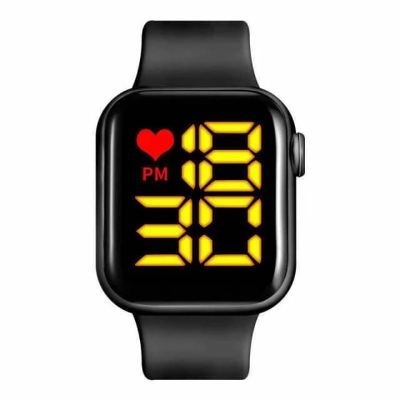 Picture of Fashionable Square LED Digital Sports Watch, Waterproof LED Wrist Watch - Watch