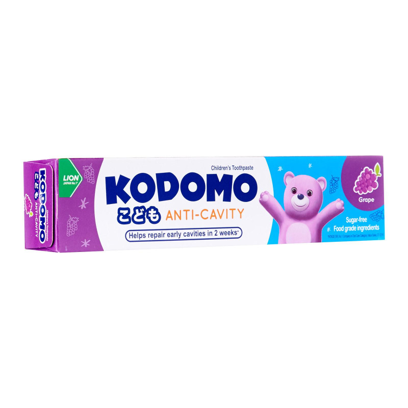 Picture of Kodomo Anti Cavity Toothpaste Grape (0-6 Years) - 80g (Thailand)