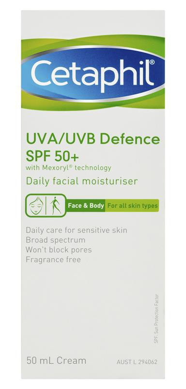 Picture of Cetaphil UVA/UVB Defense Cream SPF 50+ 50ml