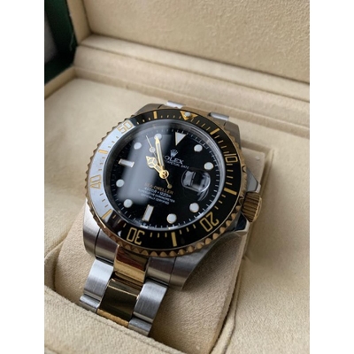 Picture of Stainless steel Watch for men - Black & Gold