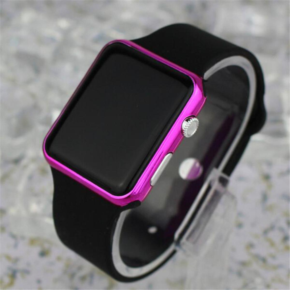 Picture of Led Watch, Fashionable Square LED Digital Sports Watch, Waterproof LED Wrist Watch(null)