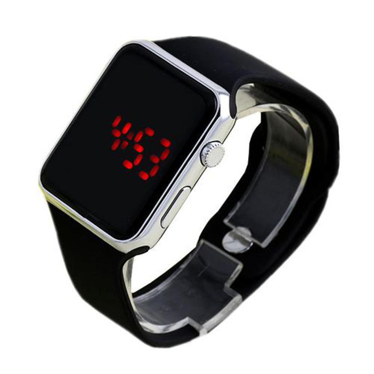 Picture of Led Watch, Fashionable Square LED Digital Sports Watch, Waterproof LED Wrist Watch(null)