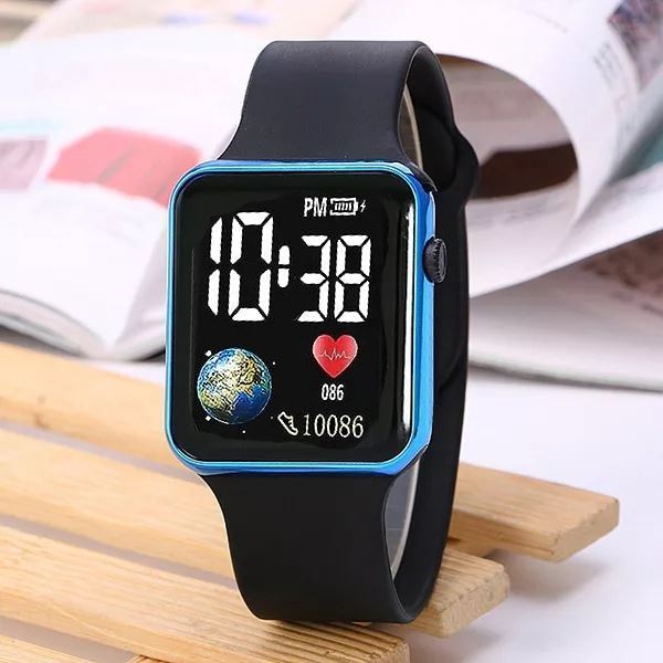 Picture of Led Watch, Fashionable Square LED Digital Sports Watch, Waterproof LED Wrist Watch  - Watch For Men - Watch - Watch For Men - Watch - ঘড়ি - Watch For Men