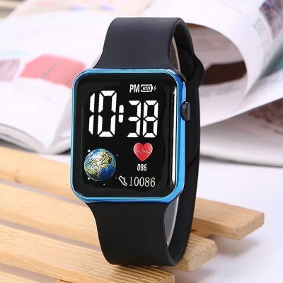 Picture of Led Watch, Fashionable Square LED Digital Sports Watch, Waterproof LED Wrist Watch  - Watch For Men - Watch - Watch For Men - Watch - ঘড়ি - Watch For Men