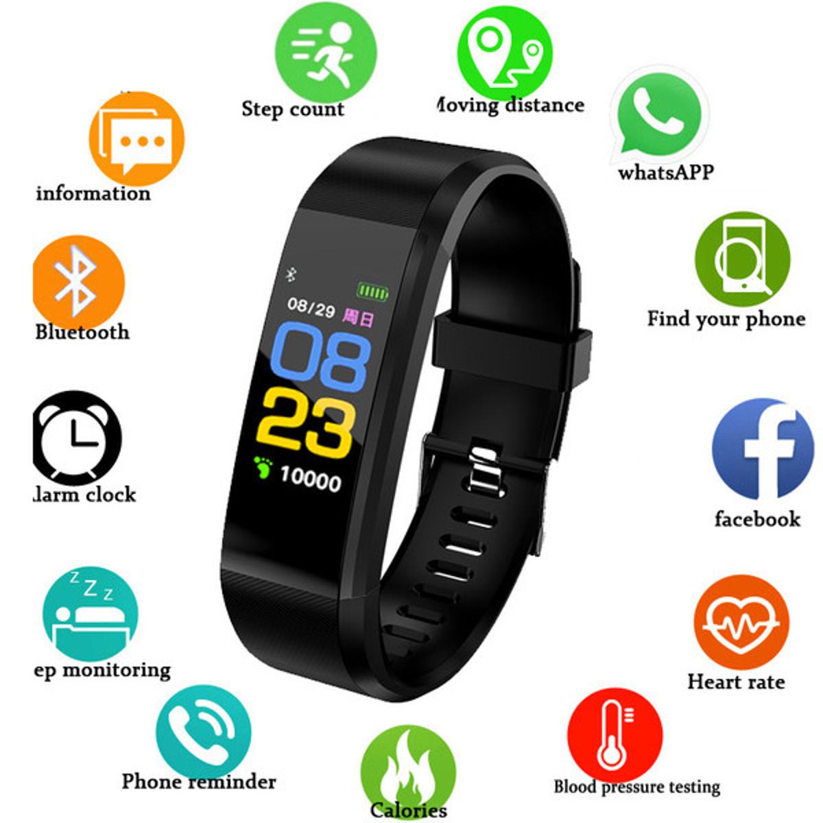 Picture of M3/M4 type D115+ PLUS Bluetooth Bracelet Smart Watch iOS / Android