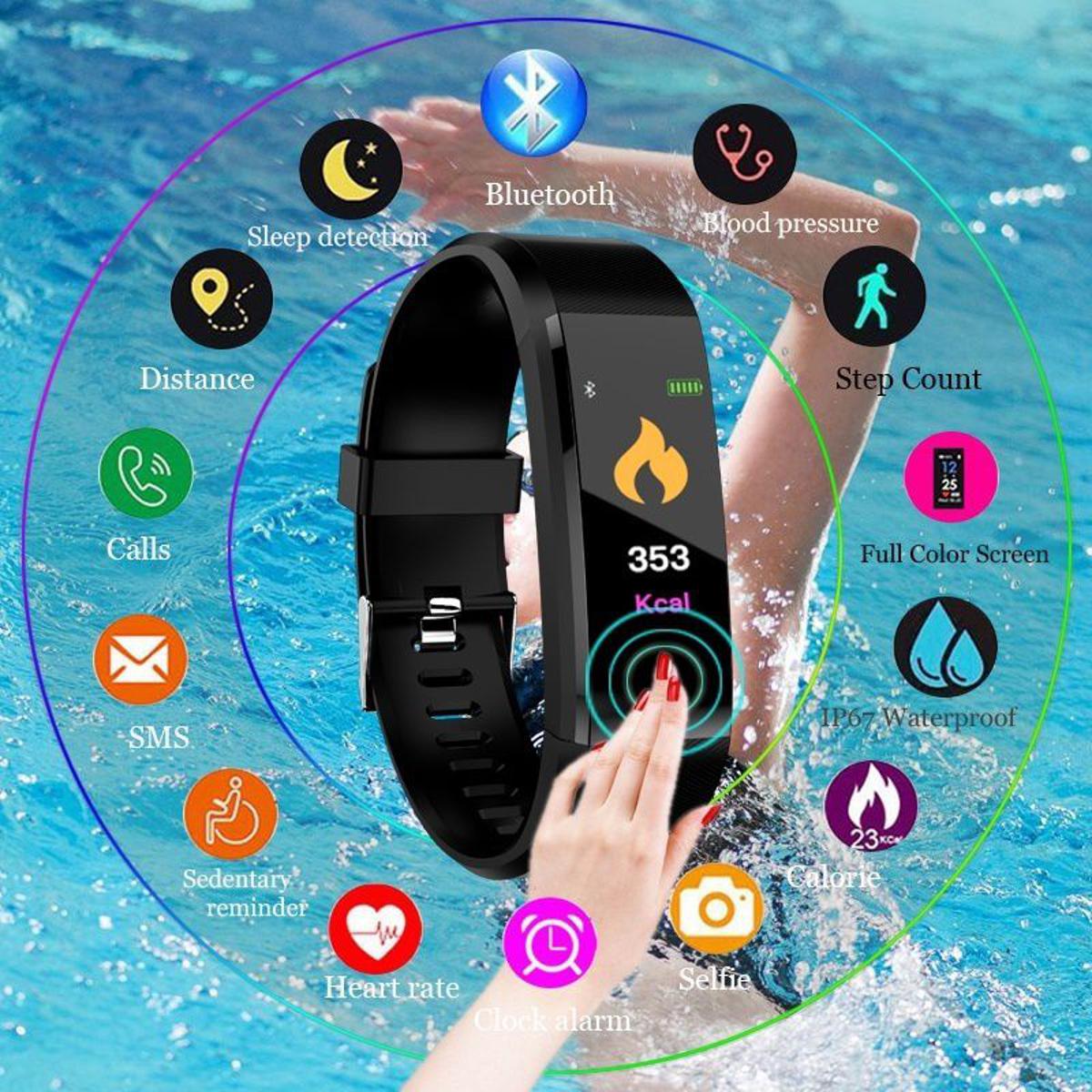 Picture of M3/M4 type D115+ PLUS Bluetooth Bracelet Smart Watch iOS / Android