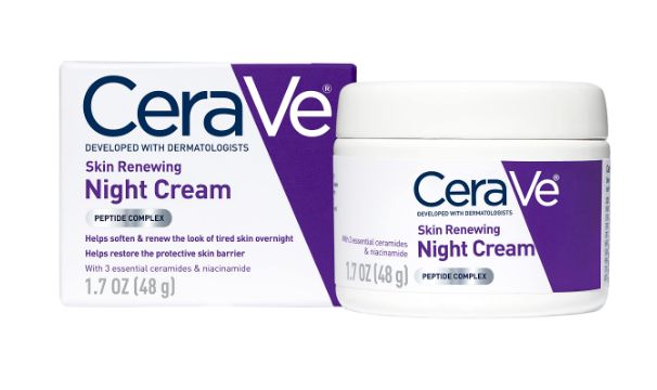 Picture of Cerave Skin Renewing Night Cream, Peptide Complex, 1.7 oz/48 g