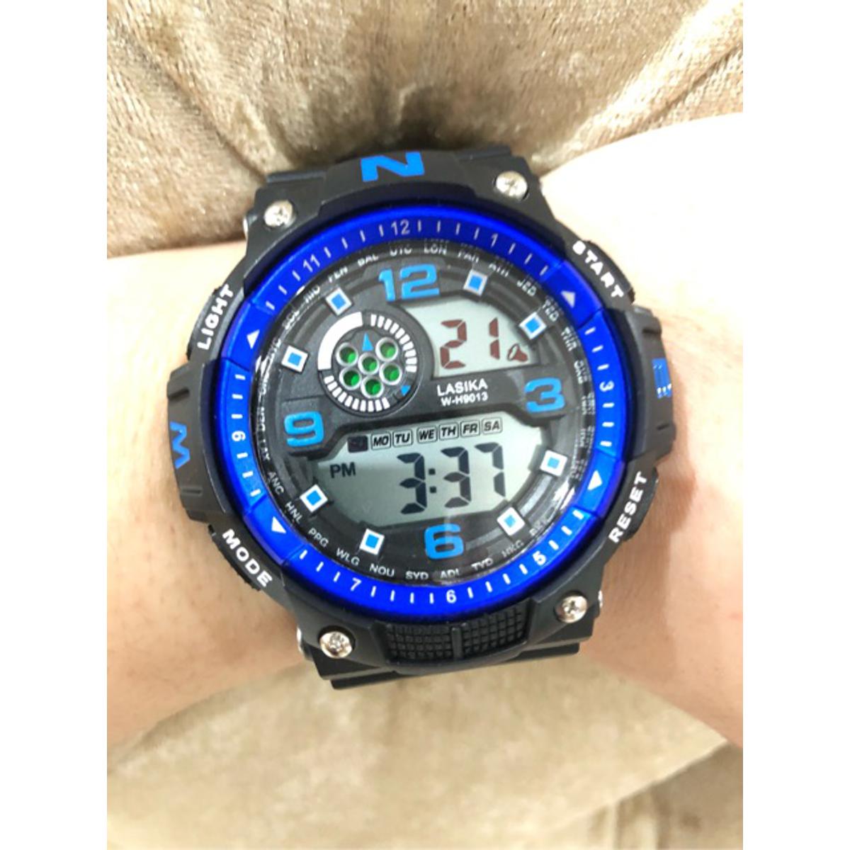 Picture of LASIKA W-H9013 Waterproof Silicon Watch  for Men With Box - Red(null)