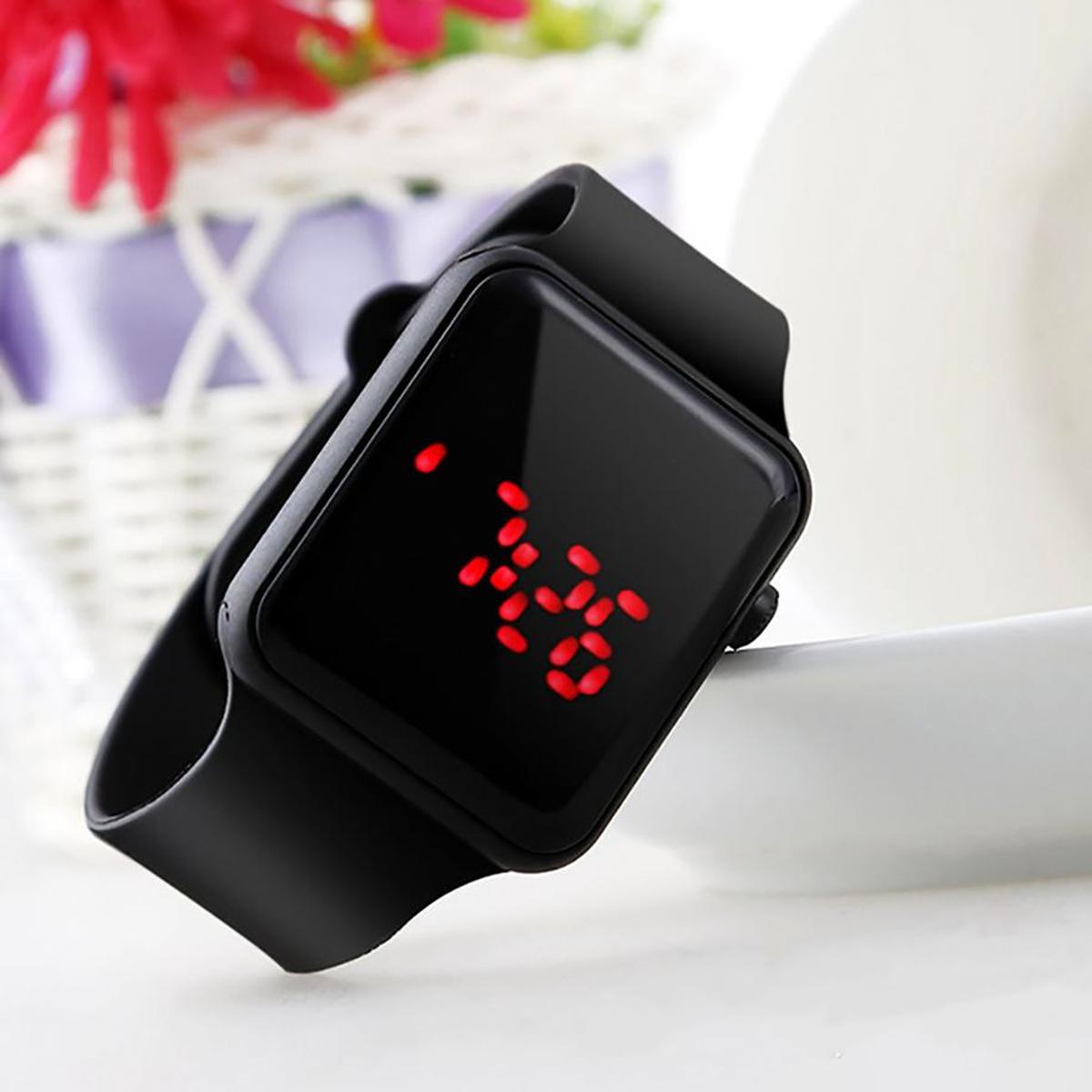 Picture of Fashionable Square LED Digital Sports Watch ,  Water Resistance LED Wrist Watch(null)