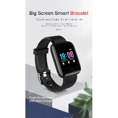 Picture of D116 PLUS Smart Bracelet Heart Rate Blood Pressure Monitor Wristbands Outdoor Sports Fitness Band Waterproof Smart Digital Watch