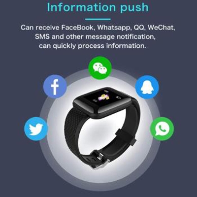 Picture of D116 PLUS Smart Bracelet Heart Rate Blood Pressure Monitor Wristbands Outdoor Sports Fitness Band Waterproof Smart Digital Watch