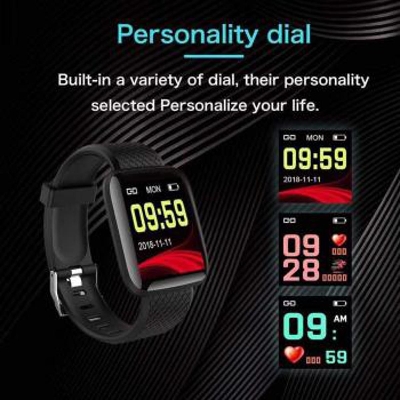 Picture of D116 PLUS Smart Bracelet Heart Rate Blood Pressure Monitor Wristbands Outdoor Sports Fitness Band Waterproof Smart Digital Watch