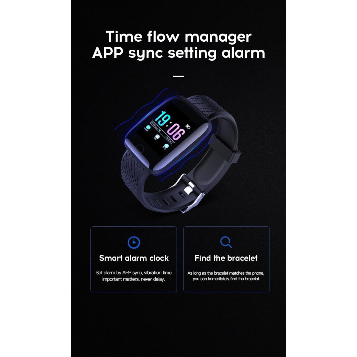 Picture of D116 PLUS Smart Bracelet Fitness Band Waterproof Smart Digital Watch