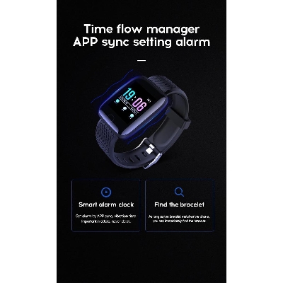 Picture of D116 PLUS Smart Bracelet Fitness Band Waterproof Smart Digital Watch