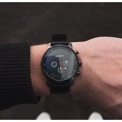 Picture of Mvmt Chronograph stayle  Leather Analog Fashionable Watch For Man - Brown(null)