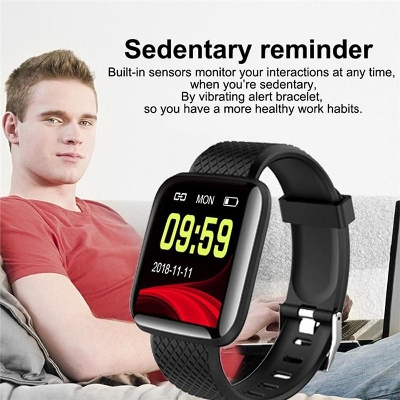 Picture of D116 PLUS Smart Bracelet Fitness Band Waterproof Smart Digital Watch