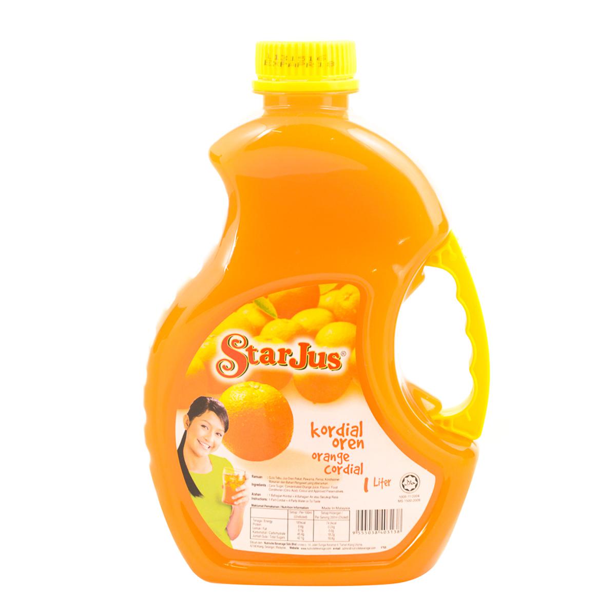 Picture of Star Jus Drinking Orange Cordial 1 Liter Malisiya