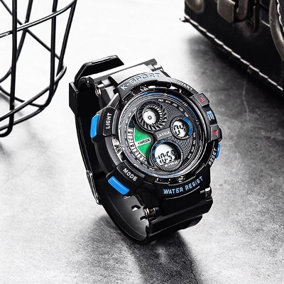 Picture of LASIKA W-H90 Water Resistance/ Waterproof Silicon Digital Watch for Men