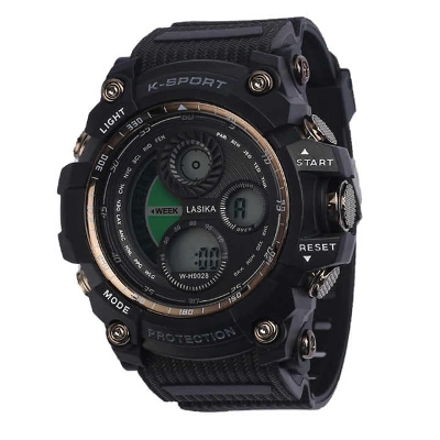 Picture of Lasika 9028 Cronographs, Auto Date, Shock Resistant Men's Waterproof Sports Digital Wrist Clock