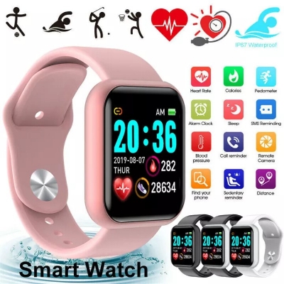 Picture of Smart Watch Y68 Plus Relogio Inteligente Smart Bracelet Heart Rate Monitor Digital Smartwatch