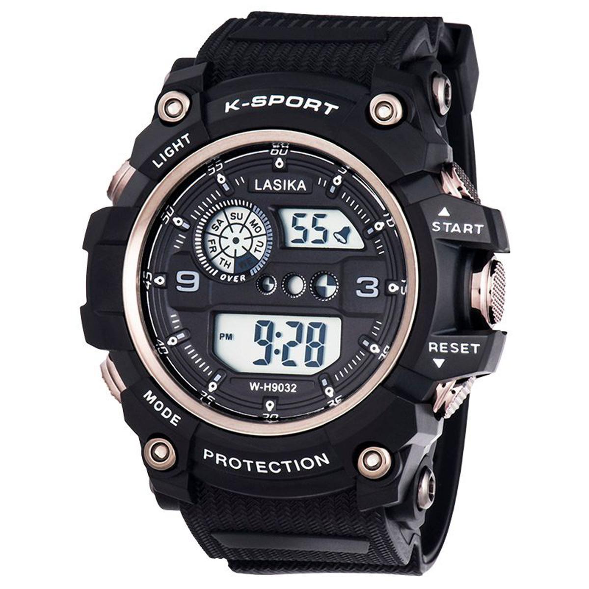 Picture of Premium Quality Digital Waterproof Sports Watch LASIKA W-H9032 Digital 100% Water Resistance/ Waterproof Digital Watch, Digital Silicon Watch for Men With Box