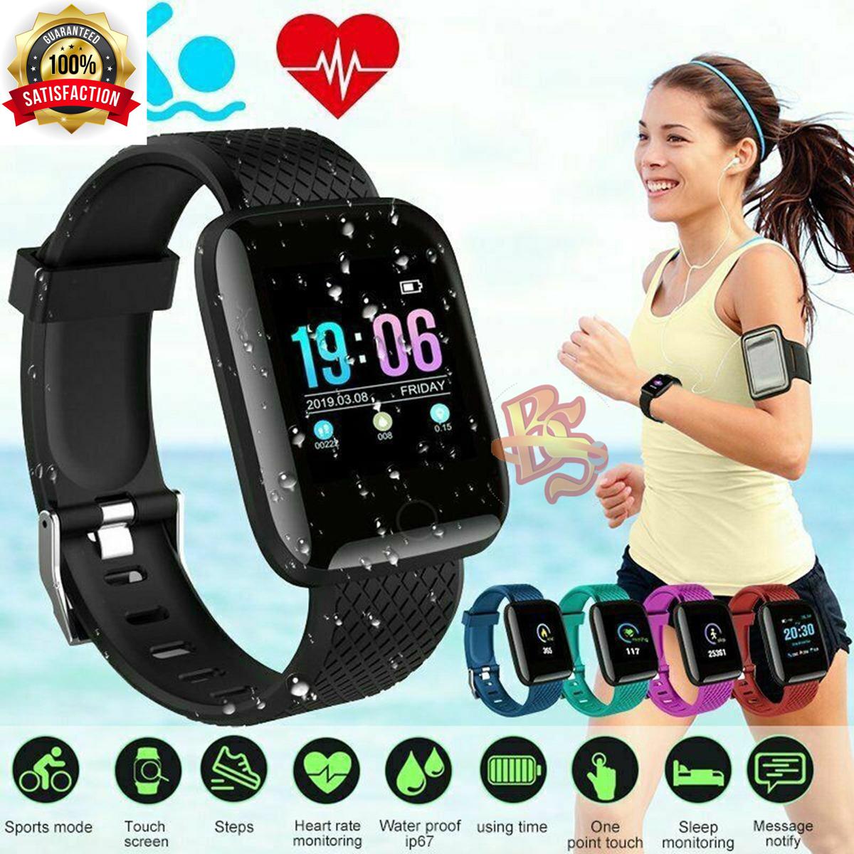 Picture of D116 PLUS Smart Bracelet Fitness Band Waterproof Smart Digital Watch For Men