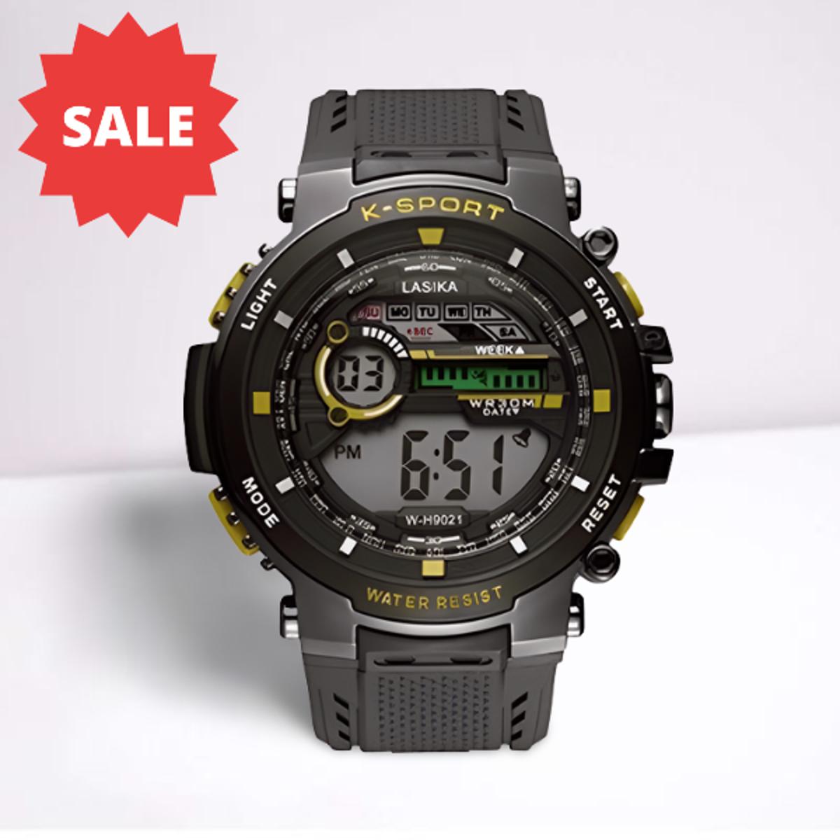 Picture of LASIKA W-H9021 Waterproof Digital Sport Quartz Watch For men .