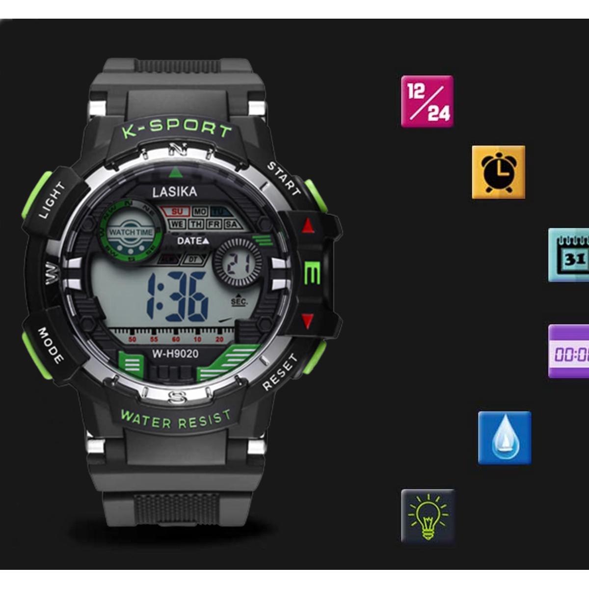 Picture of LASIKA W-H9020 Digital Sport Water Resistance Watch For men .