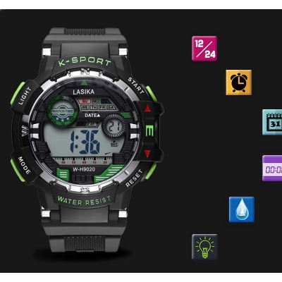 Picture of LASIKA W-H9020 Digital Sport Water Resistance Watch For men .