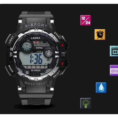 Picture of LASIKA W-H9020 Digital Sport Water Resistance Watch For men .