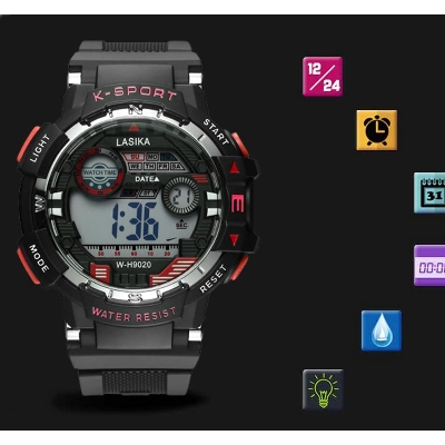 Picture of LASIKA W-H9020 Digital Sport Water Resistance Watch For men .