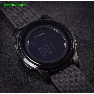 Picture of Sanda Waterproof Digital Watch for men .Black