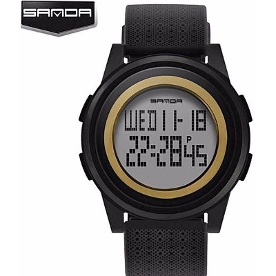 Picture of Sanda Waterproof Digital Watch for men .Black