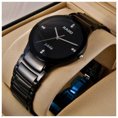 Picture of Stylish stainless steel Quartz watch For Men - Black